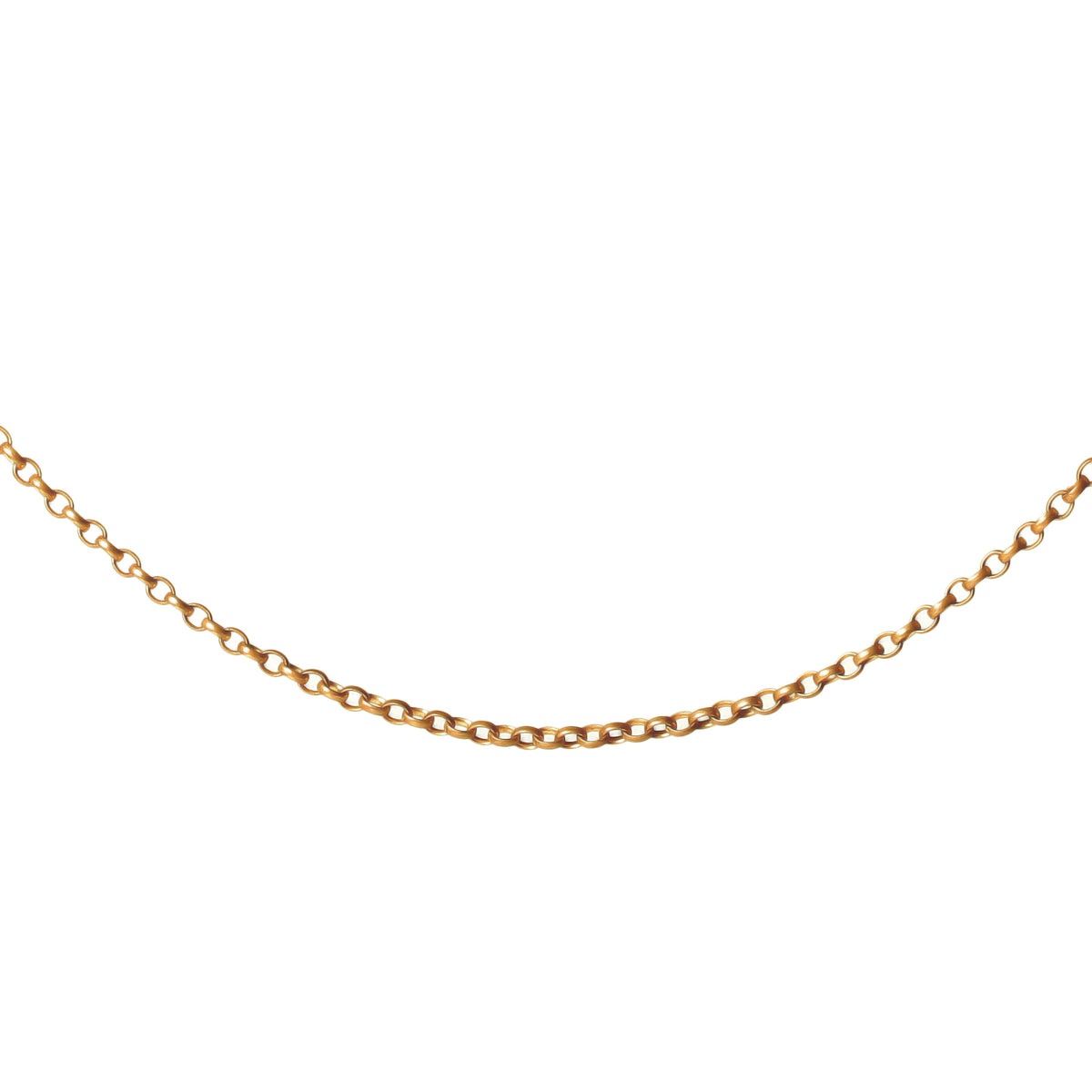 18ct Rose Gold 1.0mm Spiga Chain 18&quot;/45cm Hallmarked