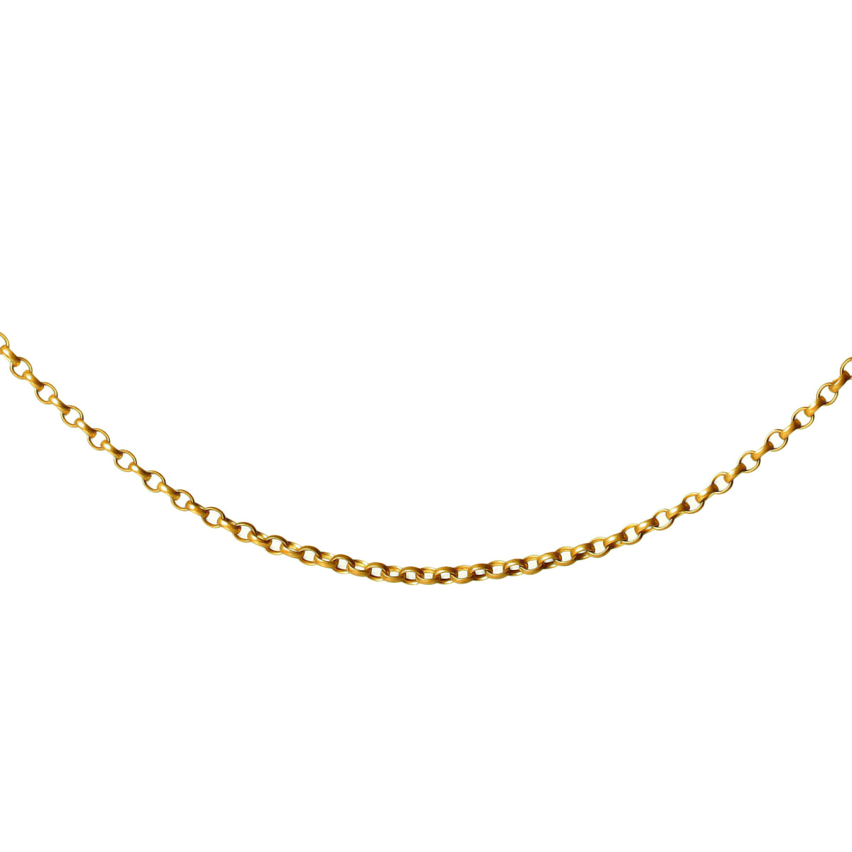 18ct Yellow Gold 1.0mm Spiga Chain 18&quot;/45cm Hallmarked