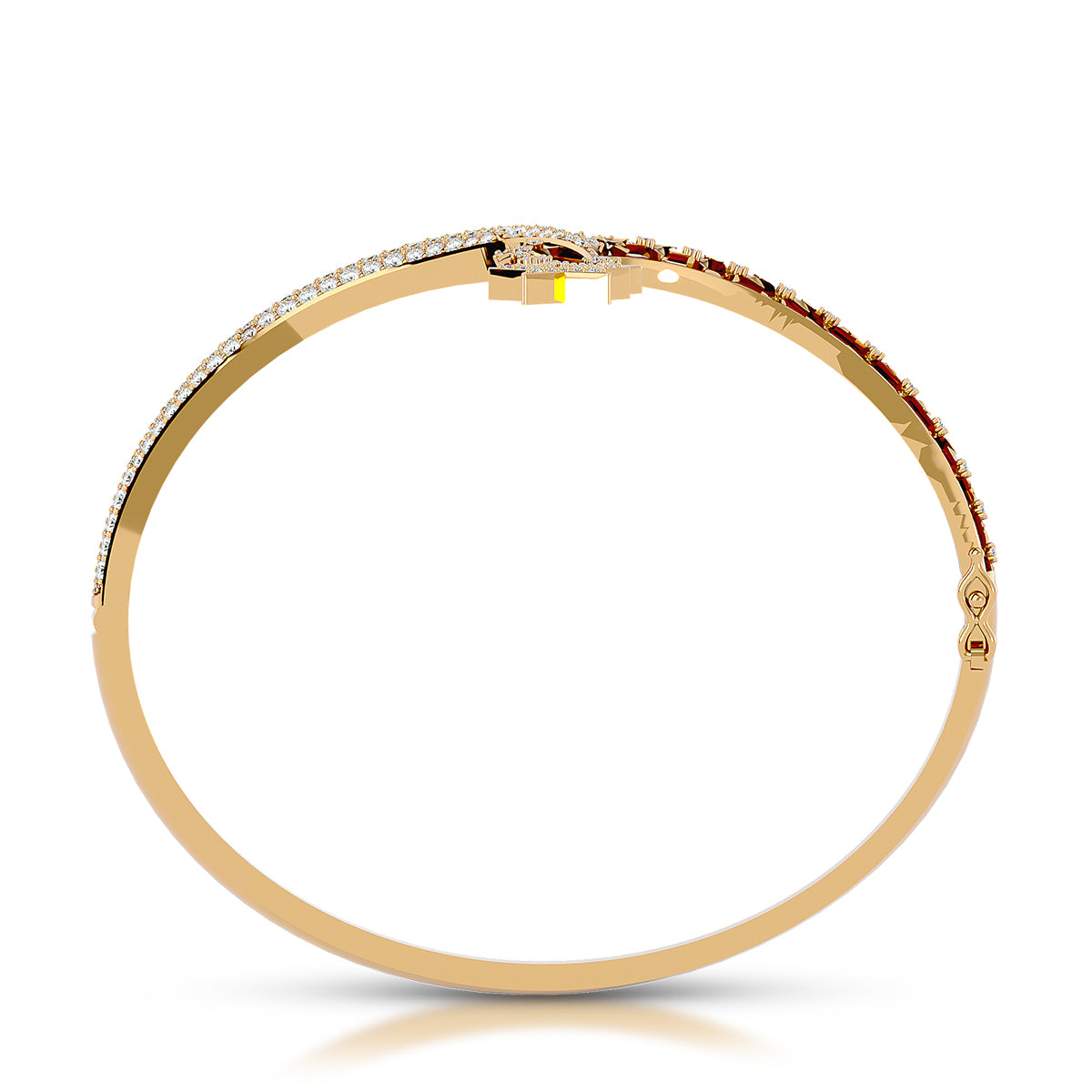 Hinged diamond hotsell bangle