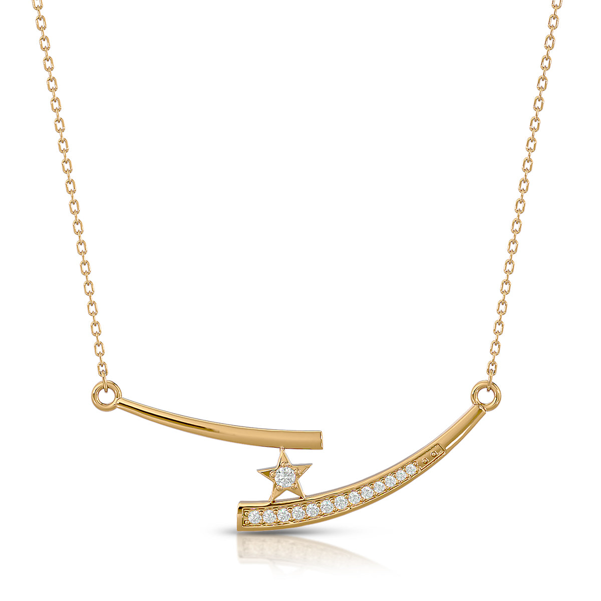 Adventure Necklace 18K Gold With Diamonds