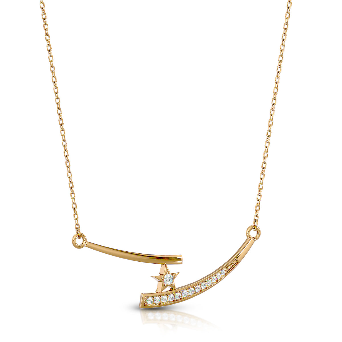 Adventure Necklace 18K Gold With Diamonds