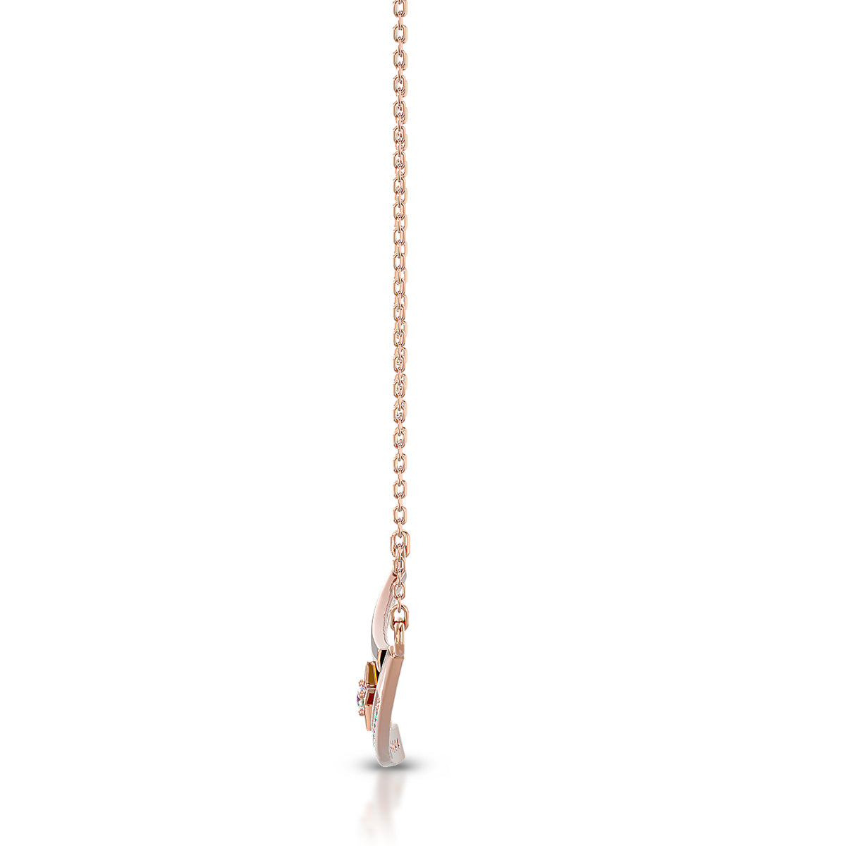 Adventure Necklace 18K Rose Gold With Diamonds