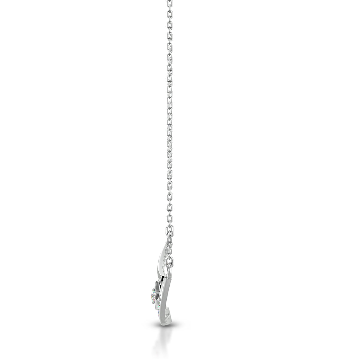 Adventure Necklace 18K White Gold With Diamonds
