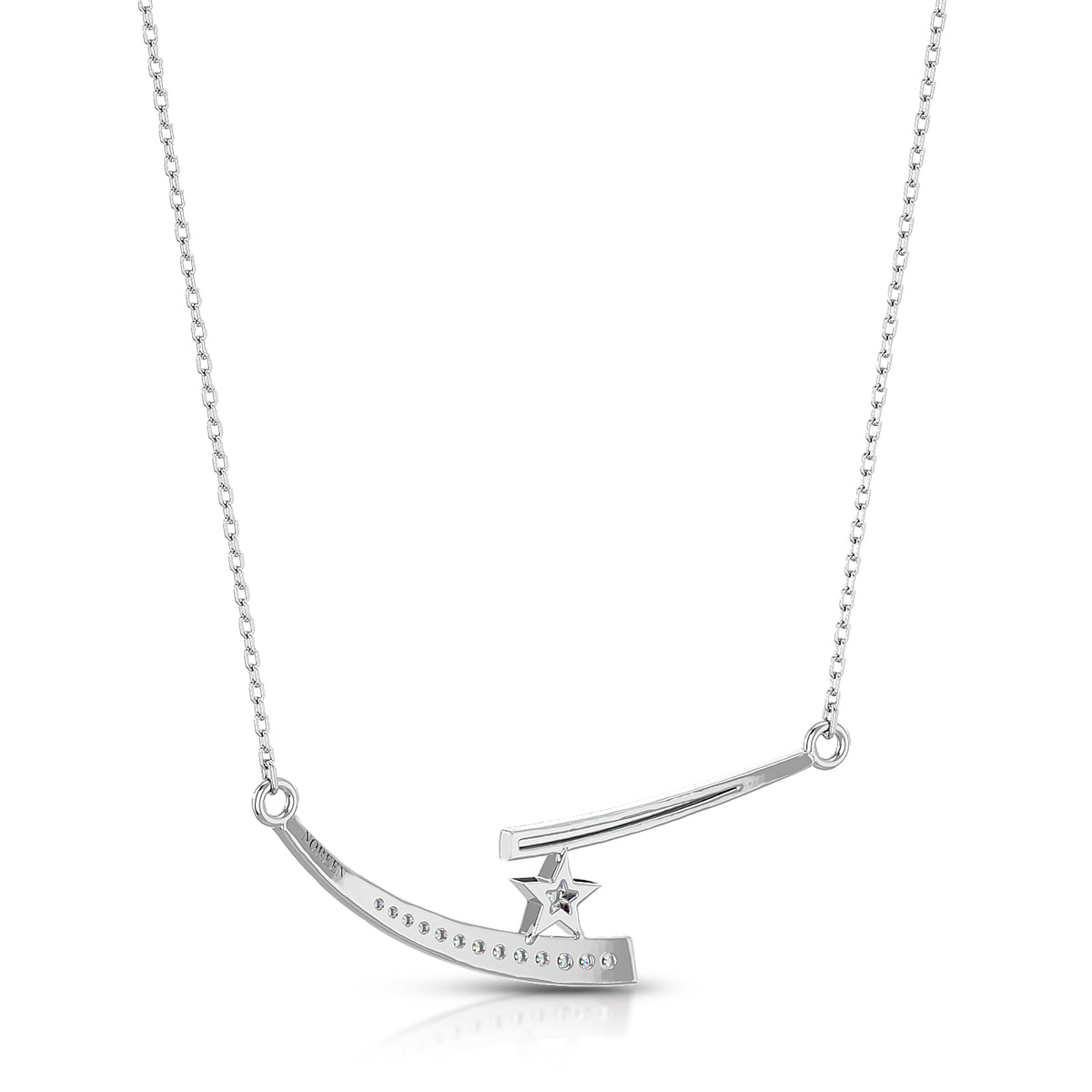 Adventure Necklace 18K White Gold With Diamonds
