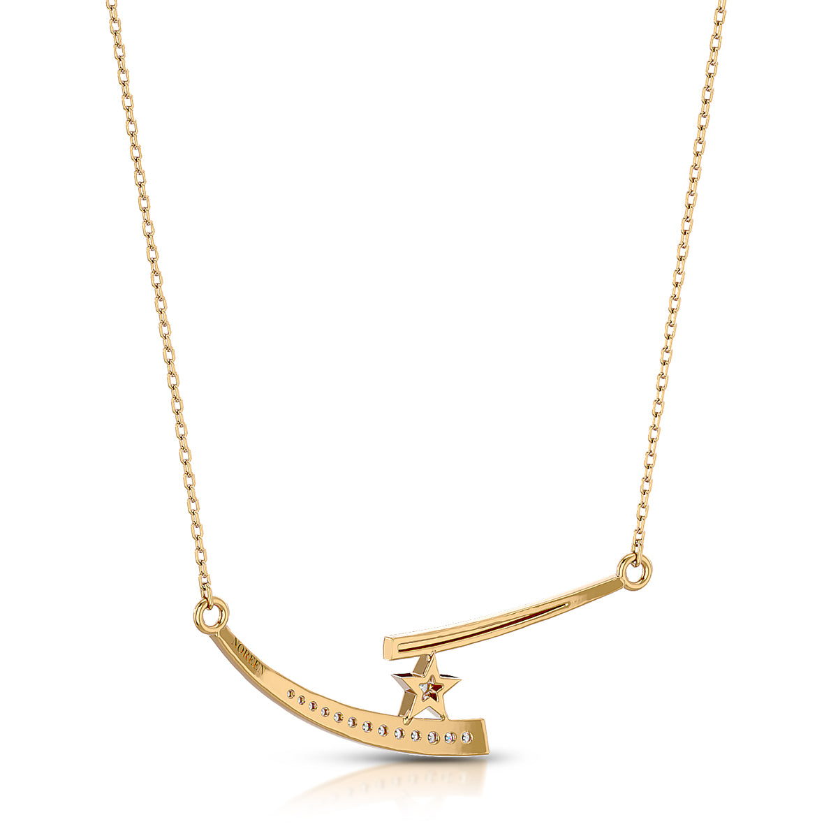 Adventure Necklace 18K Gold With Diamonds