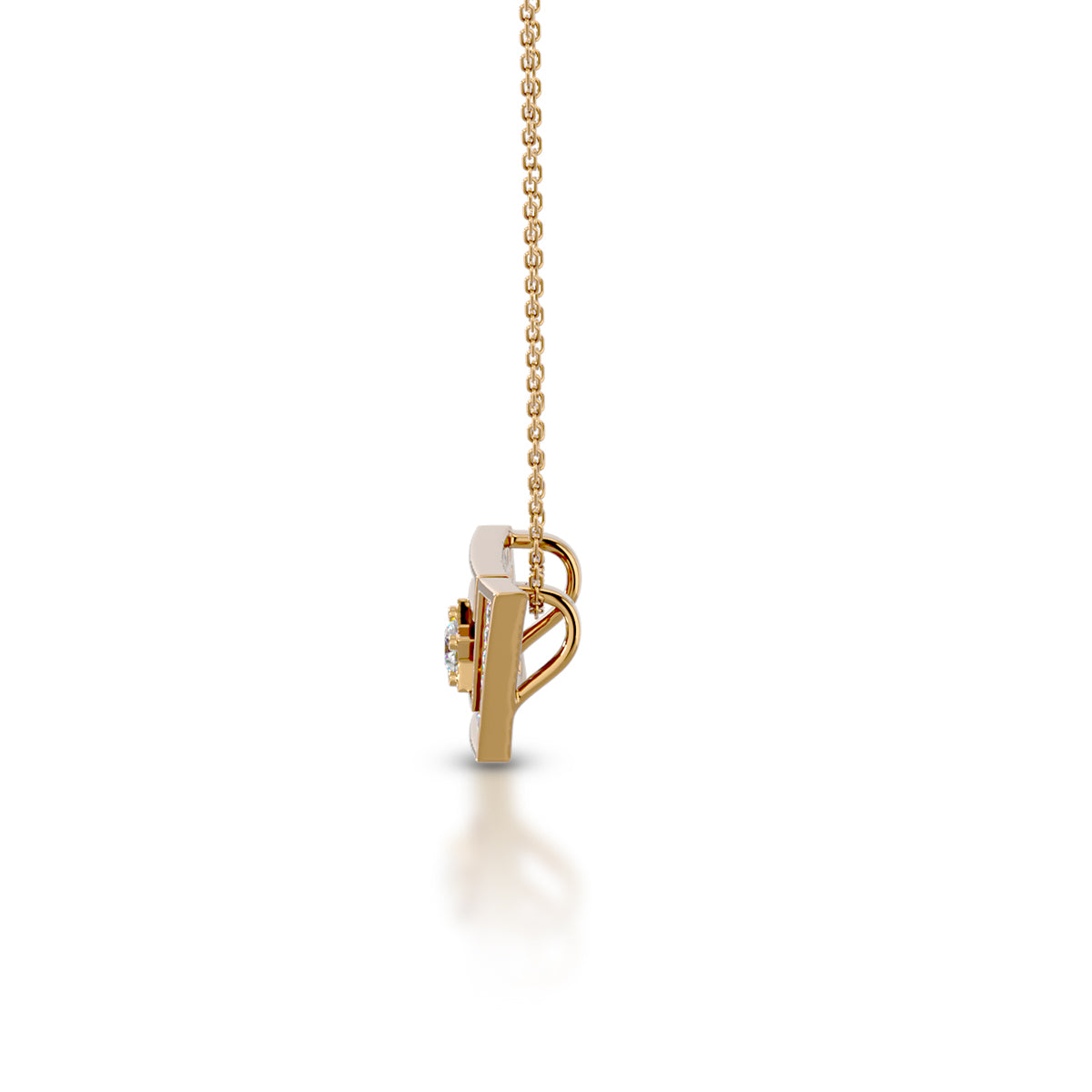 Rarity Necklace 18K Gold With Diamonds
