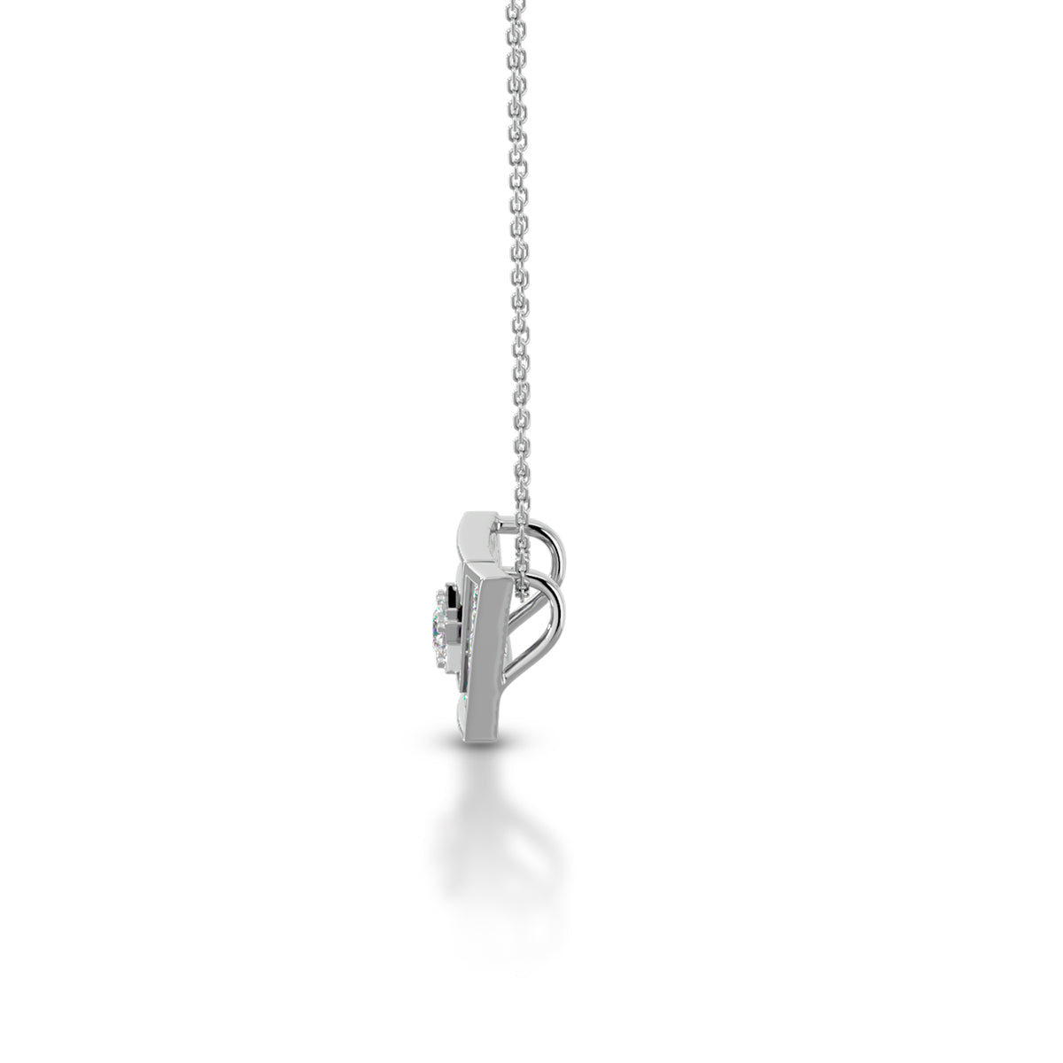 Rarity Necklace 18K White Gold With Diamonds