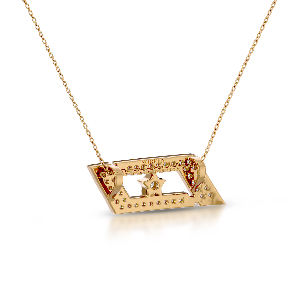 Rarity Necklace 18K Gold With Diamonds
