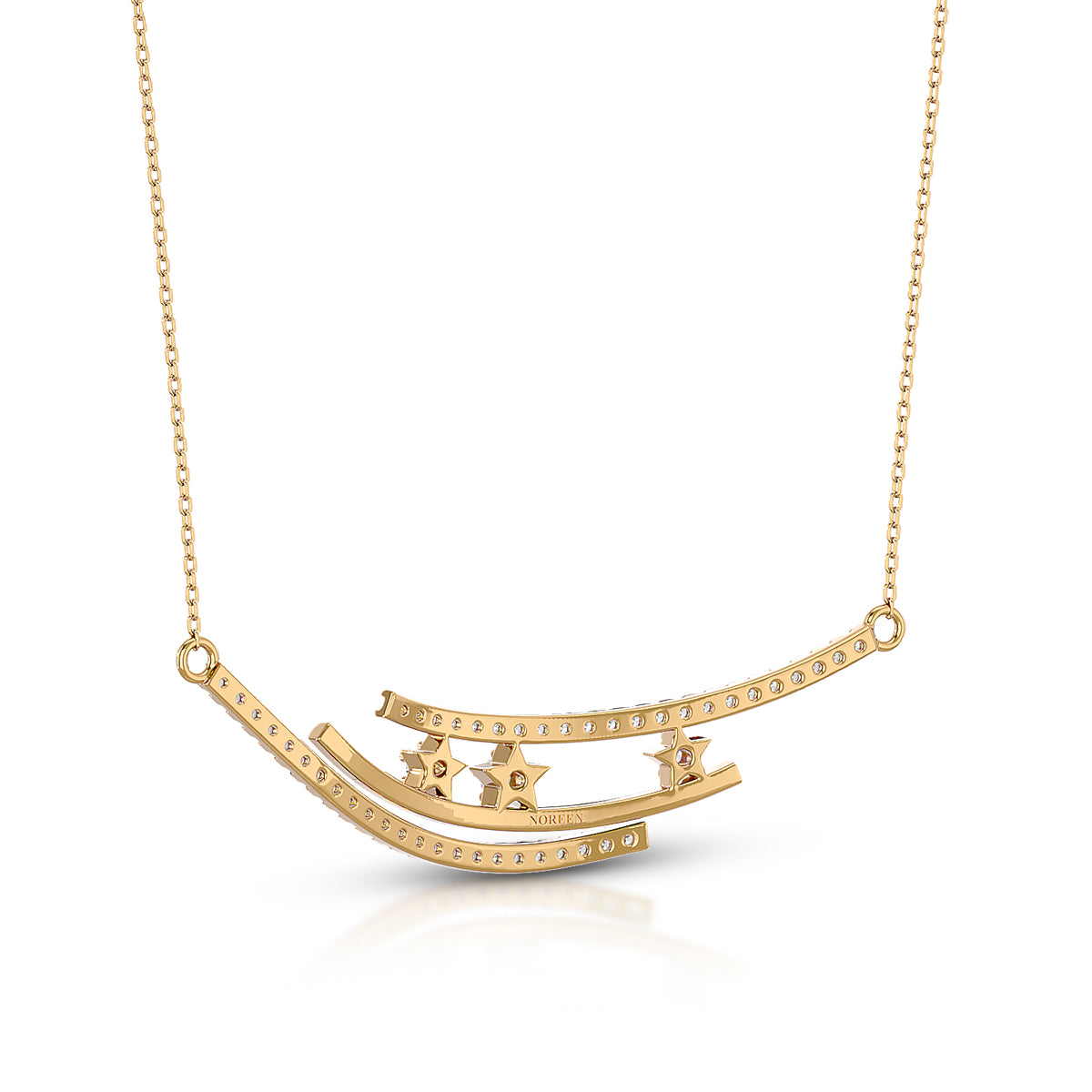 Energy Necklace 18K Gold With Diamonds