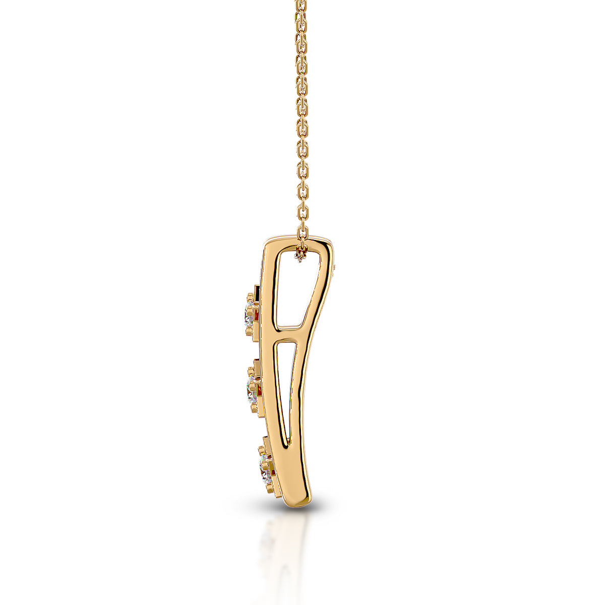 Empowerment Necklace 18K Gold With Diamonds