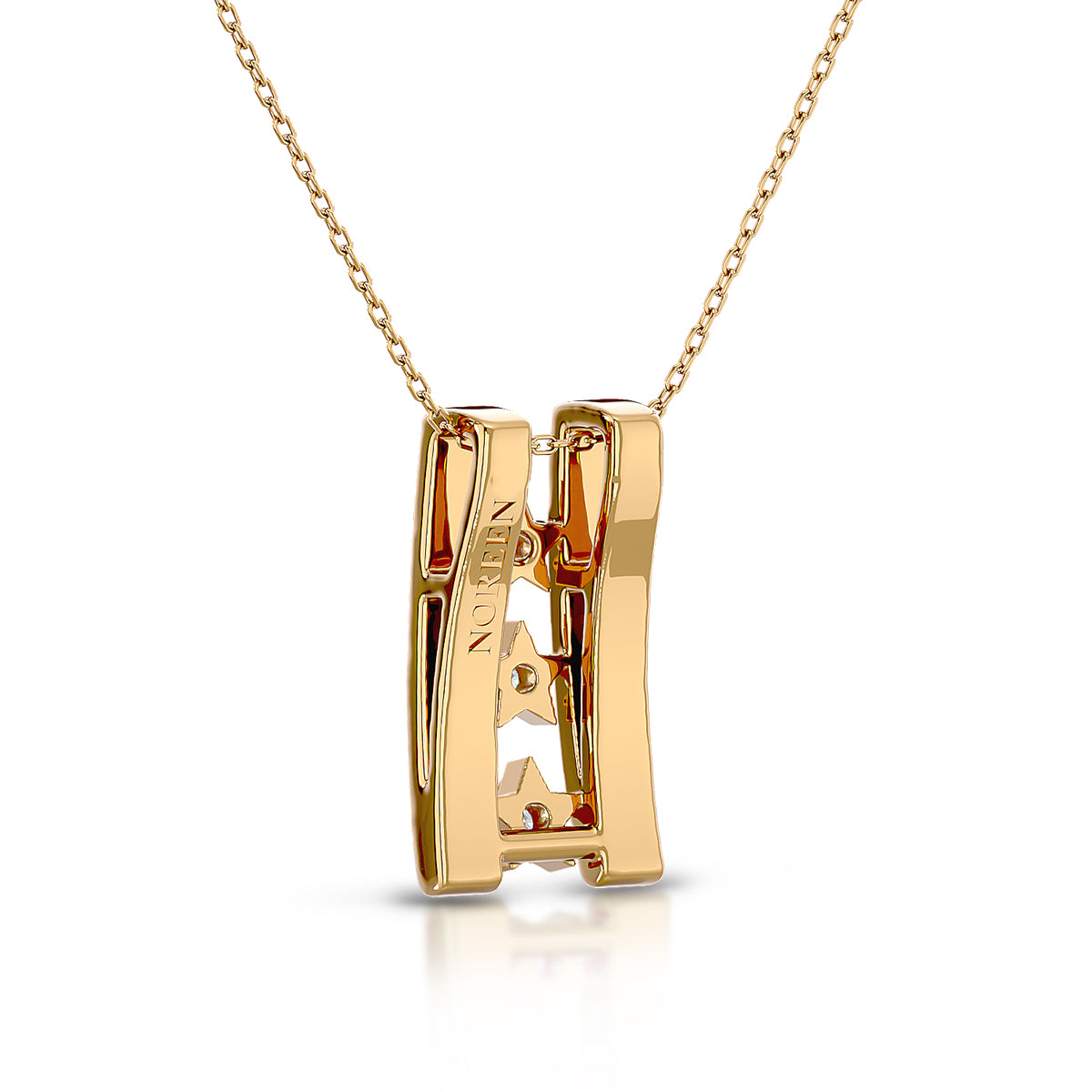 Empowerment Necklace 18K Gold With Diamonds