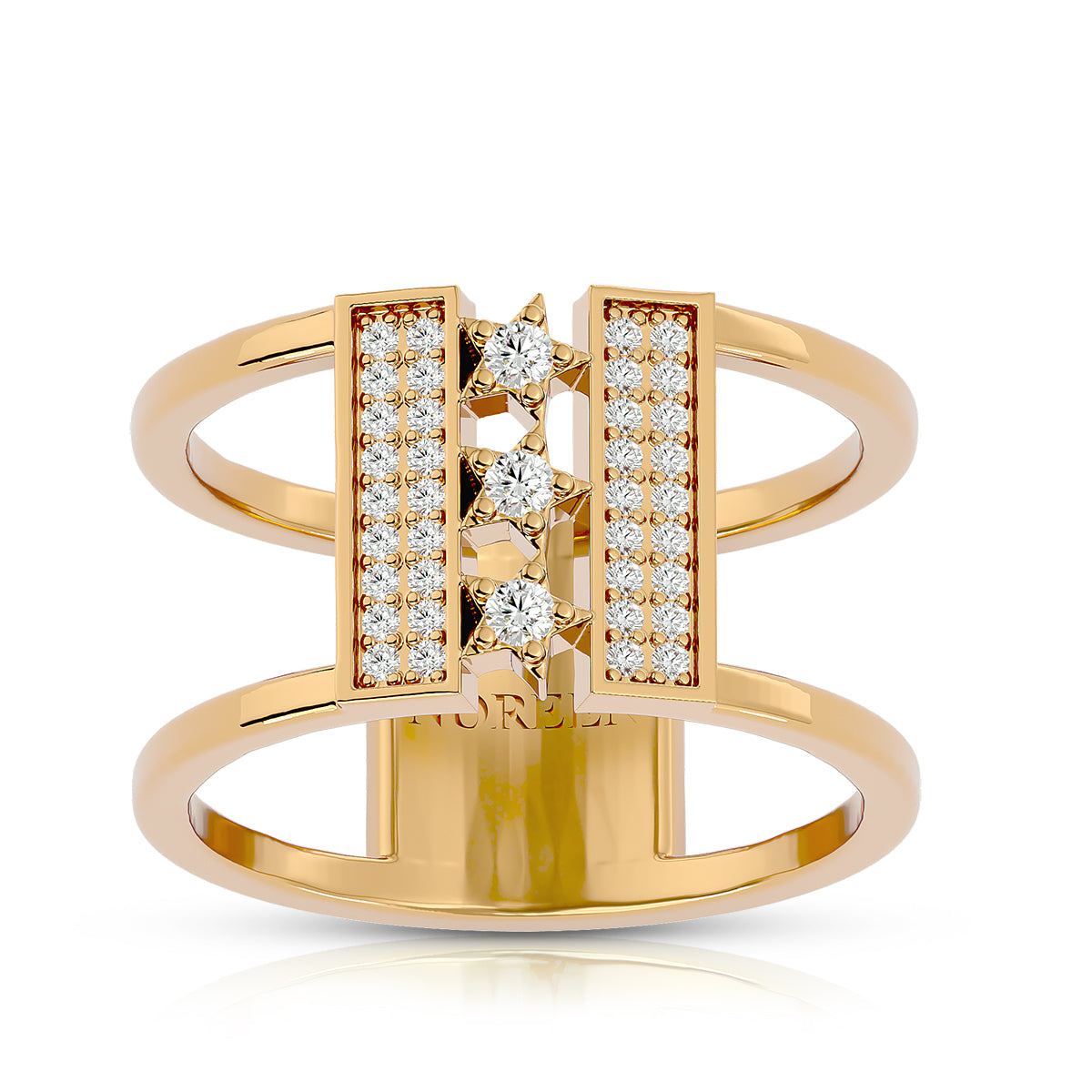 Empowerment Ring 18K Gold With Diamonds