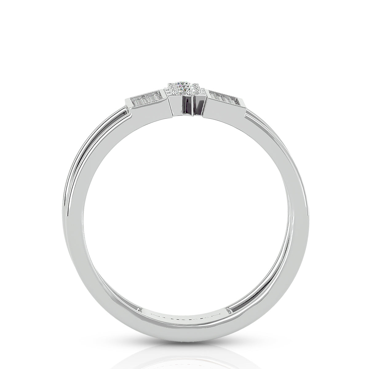 Empowerment Ring 18K White Gold with Diamonds