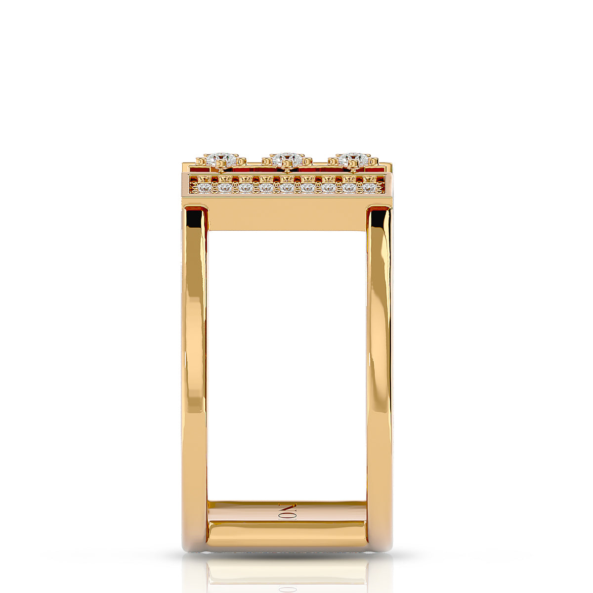 Empowerment Ring 18K Gold With Diamonds