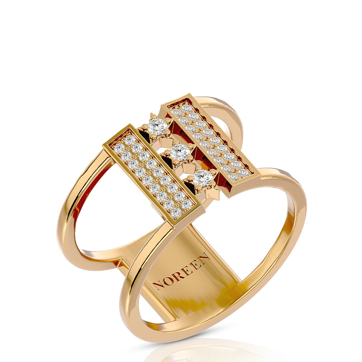 Empowerment Ring 18K Gold With Diamonds