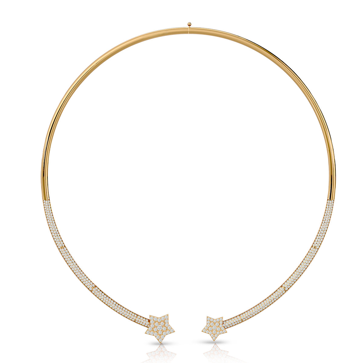 Electric Necklace 18K Gold With Diamonds