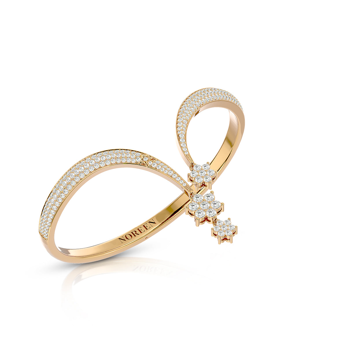Persona Bangle 18K Gold With Diamonds