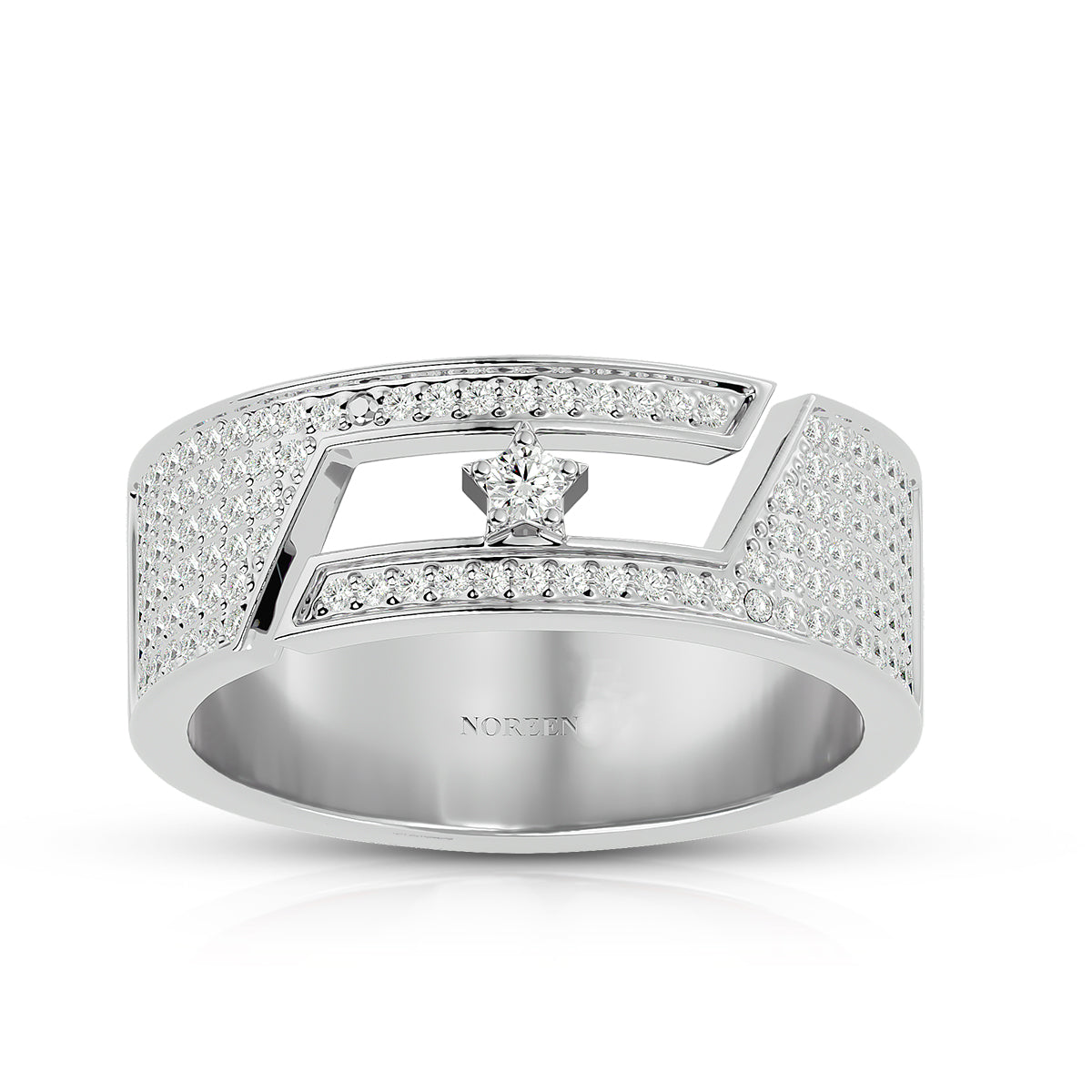 Rarity Ring 18K White Gold With Diamonds