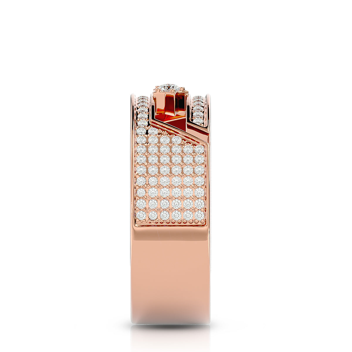Rarity Ring 18K Rose Gold with Diamonds