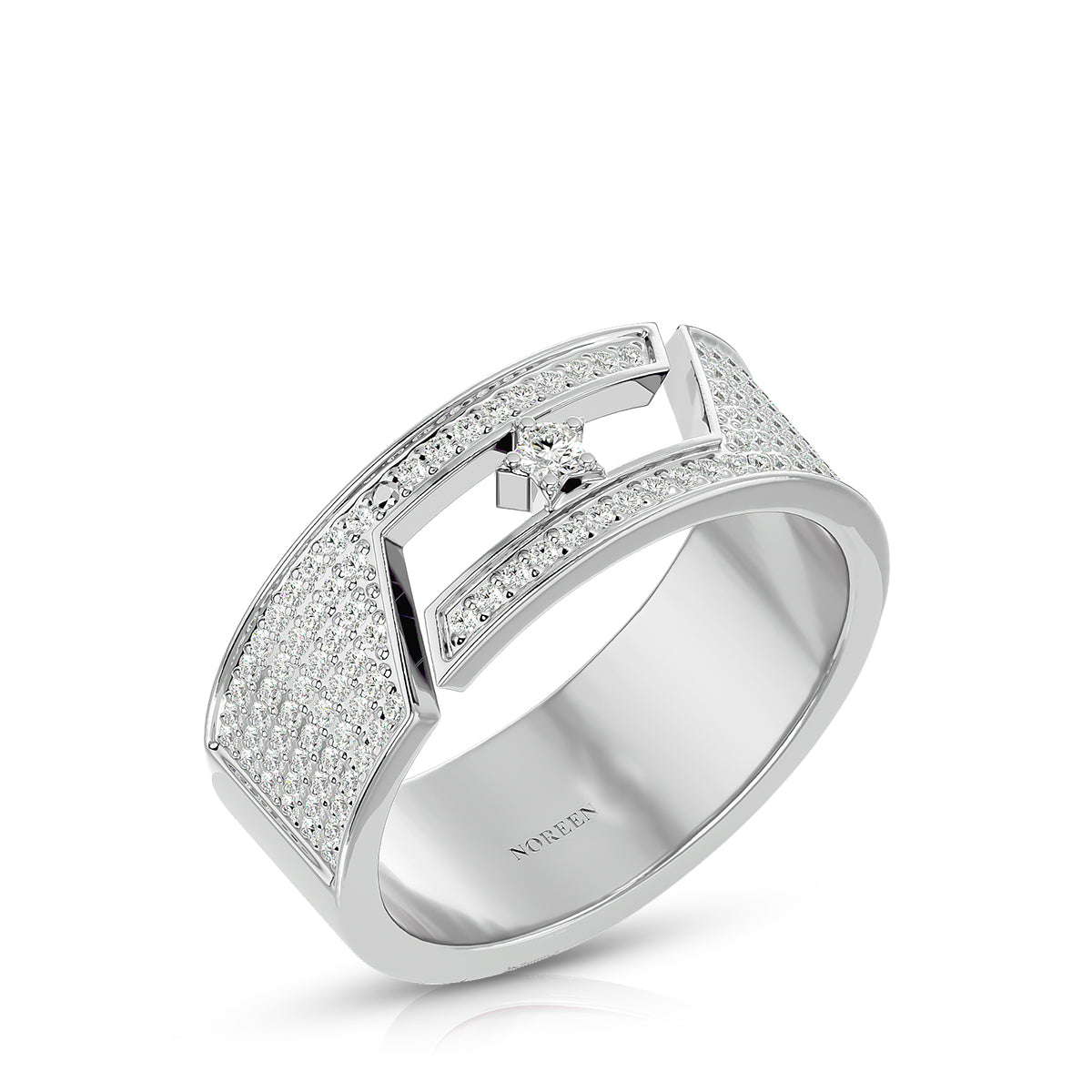 Rarity Ring 18K White Gold with Diamonds