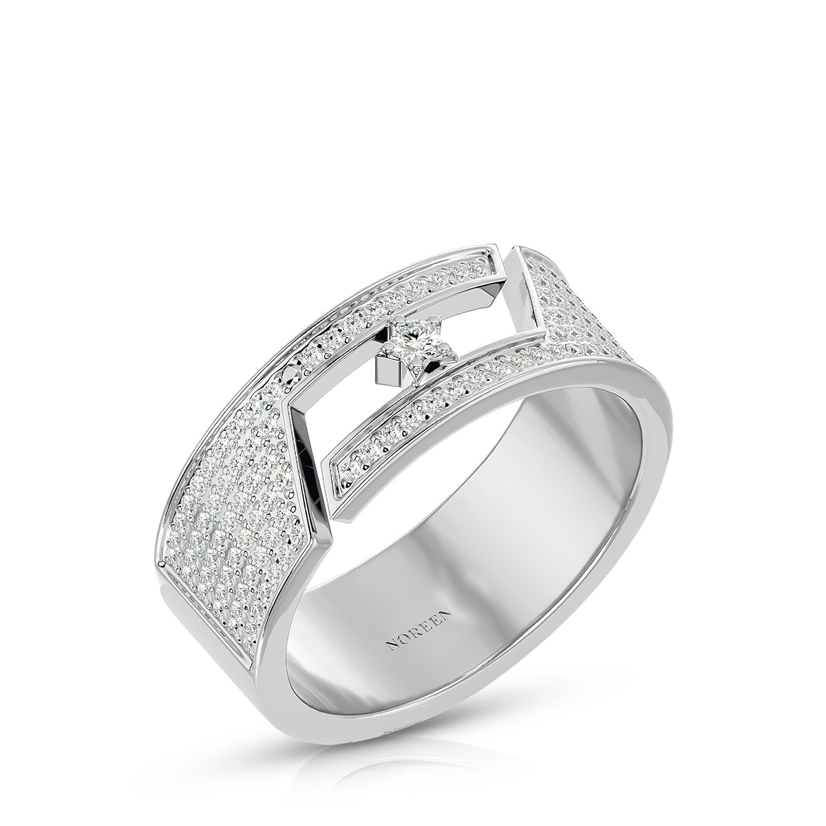Rarity Ring 18K White Gold With Diamonds
