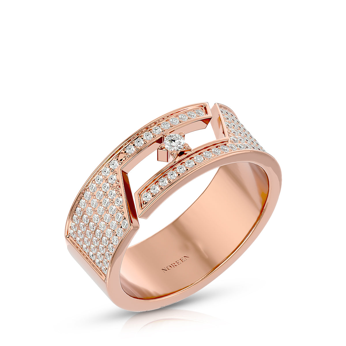 Rarity Ring 18K Rose Gold with Diamonds