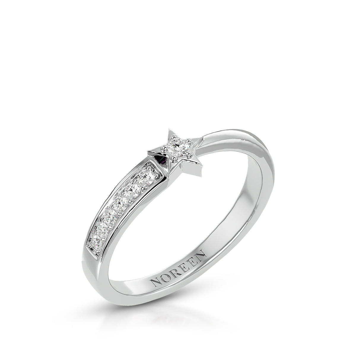 Adventure Ring 18K White Gold with Diamonds